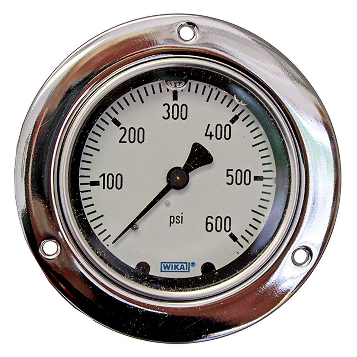 WIKA 2.5" 3-Hole Face Gauge 600PSI